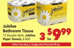 Vallarta Supermarkets Jubilee Bathroom Tissue offer