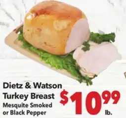 Vallarta Supermarkets Dietz & Watson Turkey Breast offer