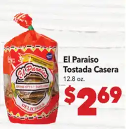 Vallarta Supermarkets El Paraiso Tostada Casera offer
