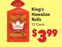 Vallarta Supermarkets King's Hawaiian Rolls offer