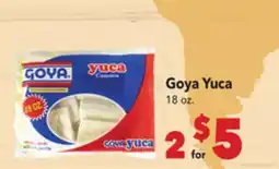 Vallarta Supermarkets Goya Yuca offer