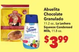 Vallarta Supermarkets Abuelita Chocolate Granulado offer