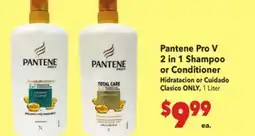 Vallarta Supermarkets Pantene Pro V 2 in 1 Shampoo or Conditioner offer