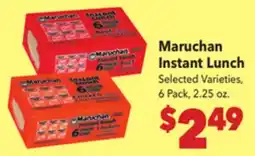 Vallarta Supermarkets Maruchan Instant Lunch offer