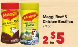 Vallarta Supermarkets Maggi Beef & Chicken Bouillon offer