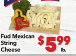 Vallarta Supermarkets Fud Mexican String Cheese offer