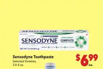 Vallarta Supermarkets Sensodyne Toothpaste offer