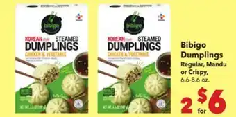Vallarta Supermarkets Bibigo Dumplings offer