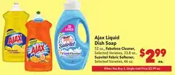 Vallarta Supermarkets Ajax Liquid Dish Soap offer