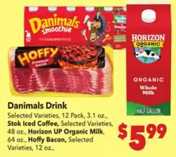 Vallarta Supermarkets Danimals Drink offer