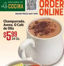 Vallarta Supermarkets Champurrado Avena Café de Olla offer