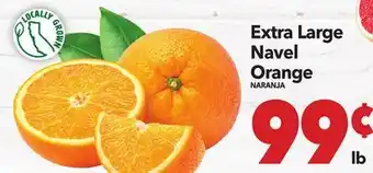 Vallarta Supermarkets Extra Large Navel Orange / NARANJA offer