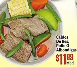 Vallarta Supermarkets Caldos De Res Pollo O Albondigas offer
