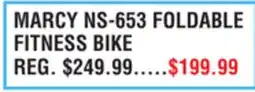 Dunham's Sports MARCY NS-653 FOLDABLE FITNESS BIKE offer