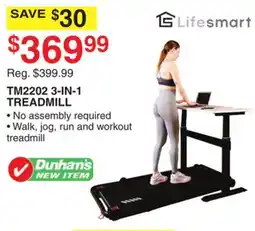 Dunham's Sports TM2202 3-IN-1 TREADMILL offer