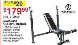 Dunham's Sports MWB-4491 OLYMPIC BENCH offer
