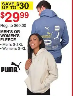 Dunham's Sports MEN'S OR WOMEN'S FLEECE offer