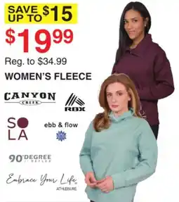 Dunham's Sports WOMEN'S FLEECE offer