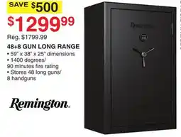 Dunham's Sports REMINGTON 48 + 8 GUN LONG RANGE offer