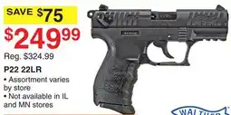 Dunham's Sports WALTHER P22 22LR offer