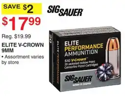 Dunham's Sports ELITE V-CROWN 9MM offer