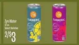 Jewel-Osco Zyn Water offer