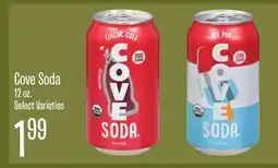 Jewel-Osco Cove Soda offer