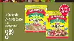 Jewel-Osco La Preferida Enchilada Sauce offer