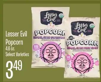 Jewel-Osco Lesser Evil Popcorn offer