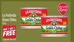 Jewel-Osco La Preferida Green Chiles offer