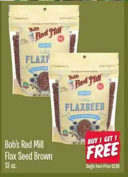 Jewel-Osco Bob's Red Mill Flax Seed Brown offer