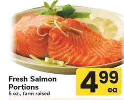 Safeway Fresh Salmon Portions offer