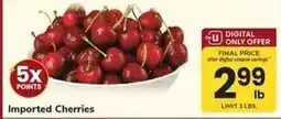 Safeway Imported Cherries offer
