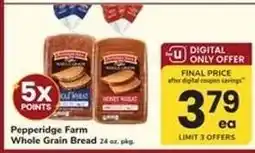 Safeway Pepperidge Farm Whole Grain Bread offer