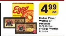 Safeway Kodiak Power Waffles or Pancakes or Eggo Waffles offer