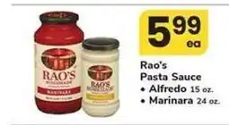 Safeway Rao's Pasta Sauce offer