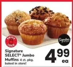 Safeway Signature SELECT Jumbo Muffins offer