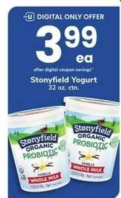 Safeway Stonyfield yogurt offer