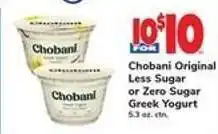 Safeway Chobani Greek Yogurt offer