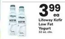 Safeway Lifeway Kefir Low Fat Yogurt offer