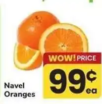 Safeway Navel Oranges offer
