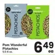 Safeway Pom Wonderful Pistachios offer