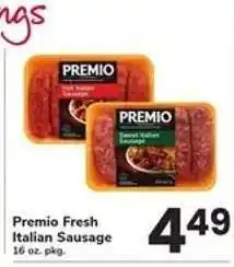 Safeway Premio Fresh Italian Sausage offer