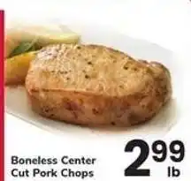Safeway Boneless Center Cut Pork Chops offer