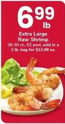 Safeway Extra Large Raw Shrimp offer