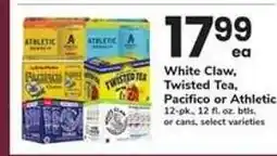 Safeway White Claw, Twisted Tea, Pacifico or Athletic offer