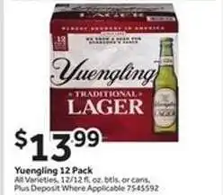 Stop&Shop Yuengling 12 Pack offer