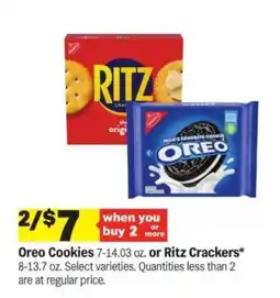 Meijer Oreo Cookies or Ritz Crackers offer