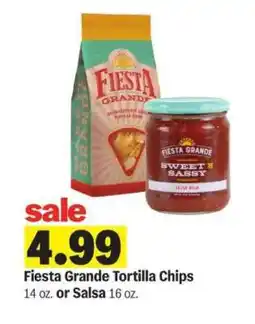 Meijer Fiesta Grande Tortilla Chips or Salsa offer
