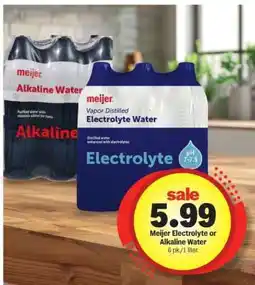 Meijer Meijer Electrolyte or Alkaline Water offer